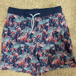 Boys Vineyard Vines Boys size Medium (12-14) Swim Trunks- Never Worn